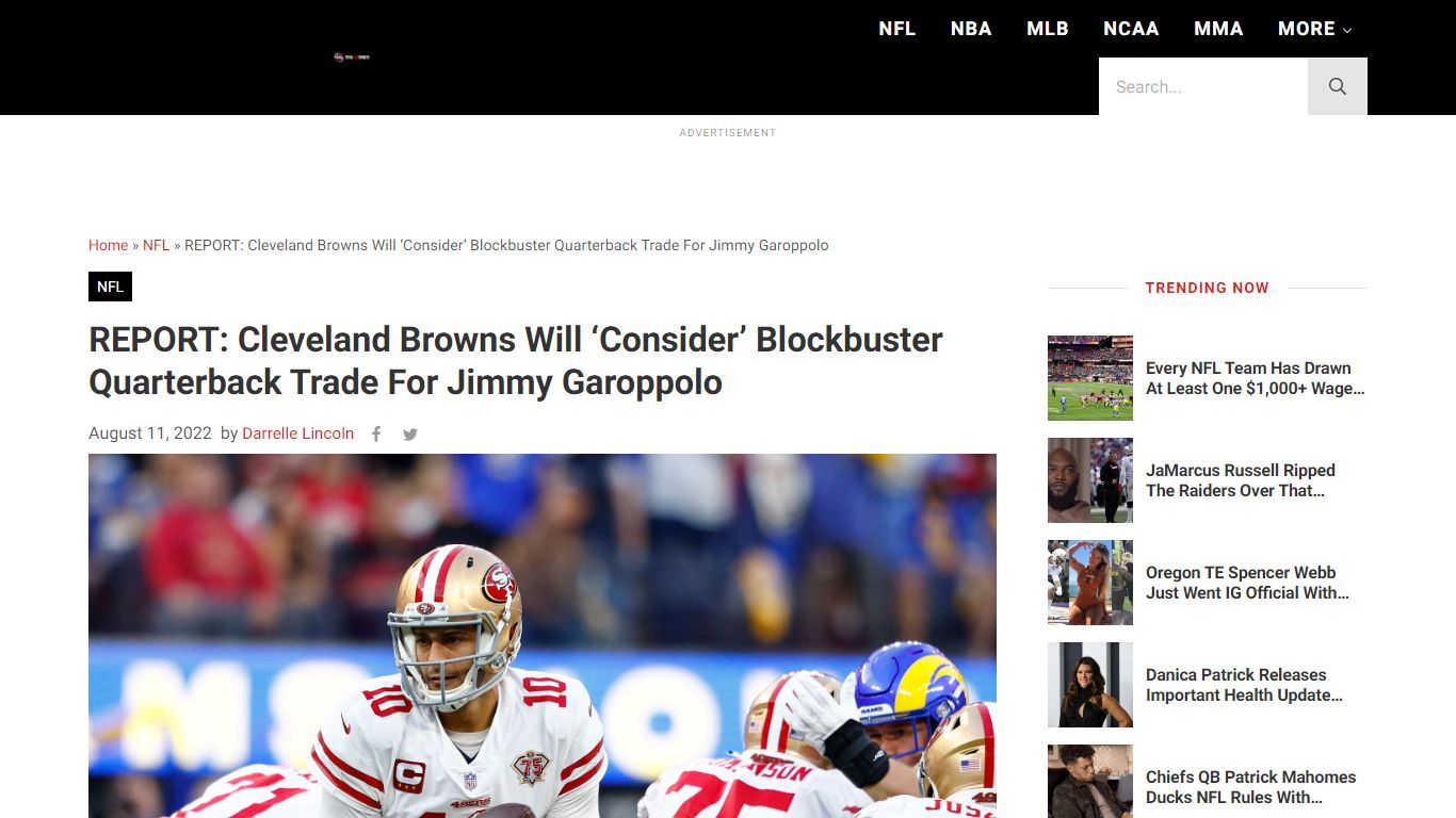 REPORT: Cleveland Browns Will 'Consider' Blockbuster Quarterback Trade ...